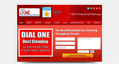 Desktop Screenshot of dialoneductcleaning.ca